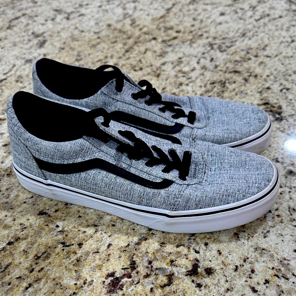 Vans Heather Gray Sneakers size 7